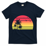 Summer Sunset T-Shirt - Navy