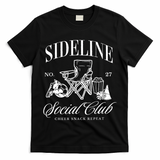 Sideline Social Club Soccer Mom Game Day Mothers Day T-Shirt