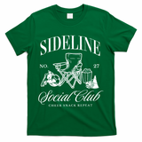 Sideline Social Club Soccer Mom Game Day Mothers Day T-Shirt