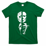 Supervillain Scary Faces Halloween T-Shirt - Irish Green