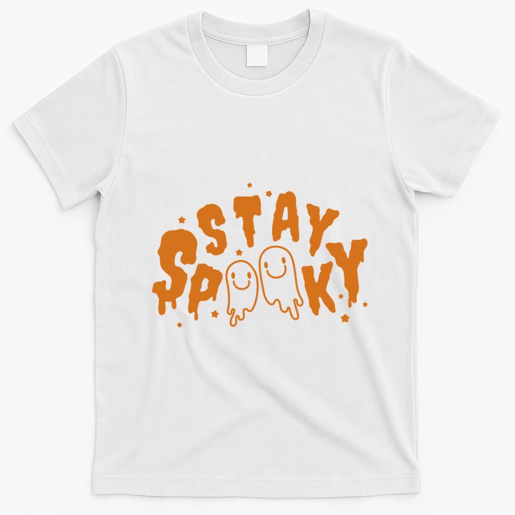 Stay Spooky Halloween Festive T-Shirt - White