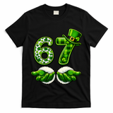 Six Seven Meme 67 St Patricks Day Shamrock Irish Clover T-Shirt