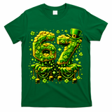 Six Seven Meme 67 St Patricks Day 6-7 Irish Clover T-Shirt