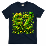 Six Seven Meme 67 St Patricks Day 6-7 Irish Clover T-Shirt