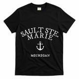 Sault Ste. Marie Michigan Nautical Ocean T-Shirt