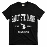 Sault Ste. Marie Michigan Mi Vintage Athletic Sports T-Shirt