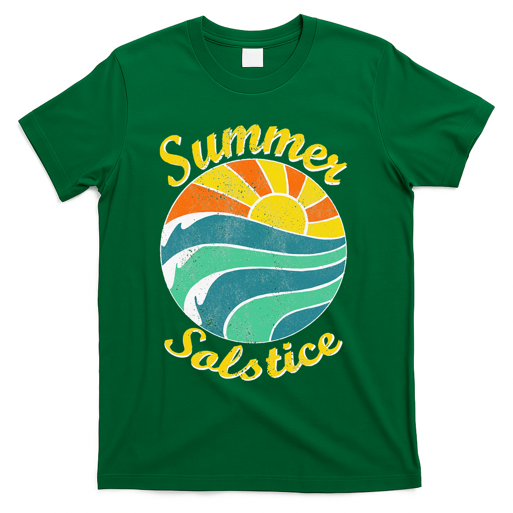 Summer Solstice Midsommar Festival Gidt Idea T-Shirt - Green