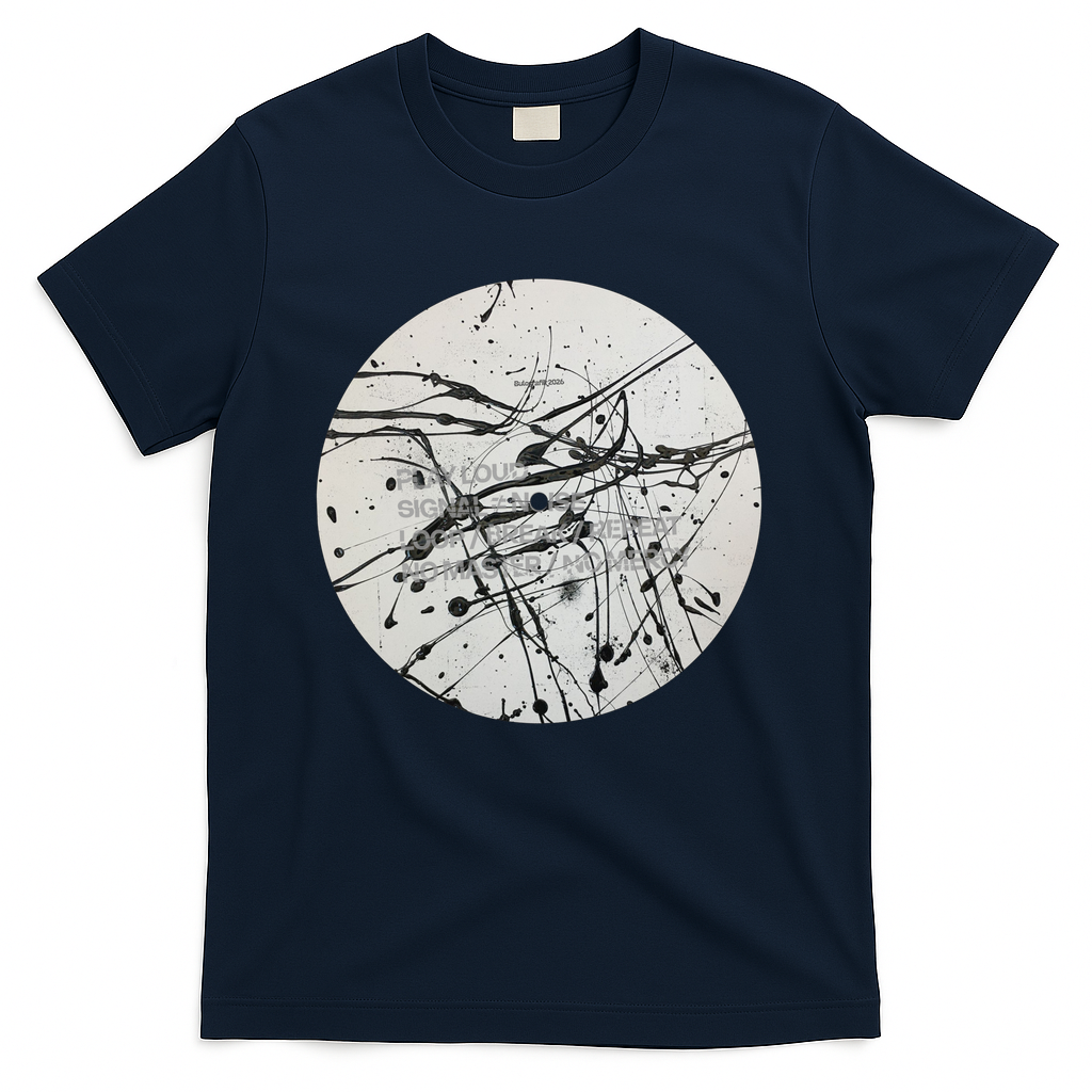 Sonic Splatter - Navy