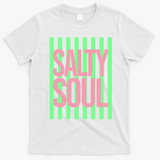 Salty Soul Retro Stripes Sunshine T-Shirt - White