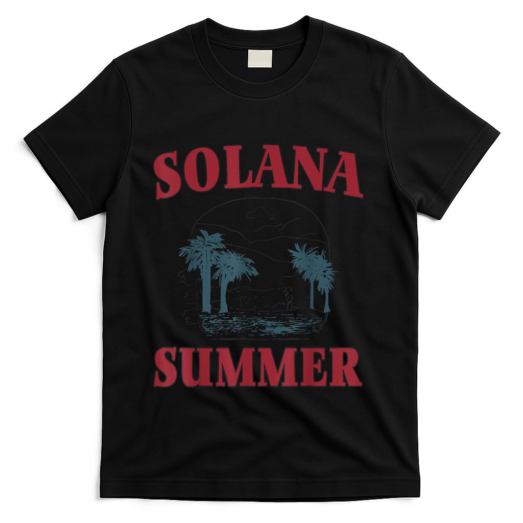 Solana Summer T-Shirt - Black