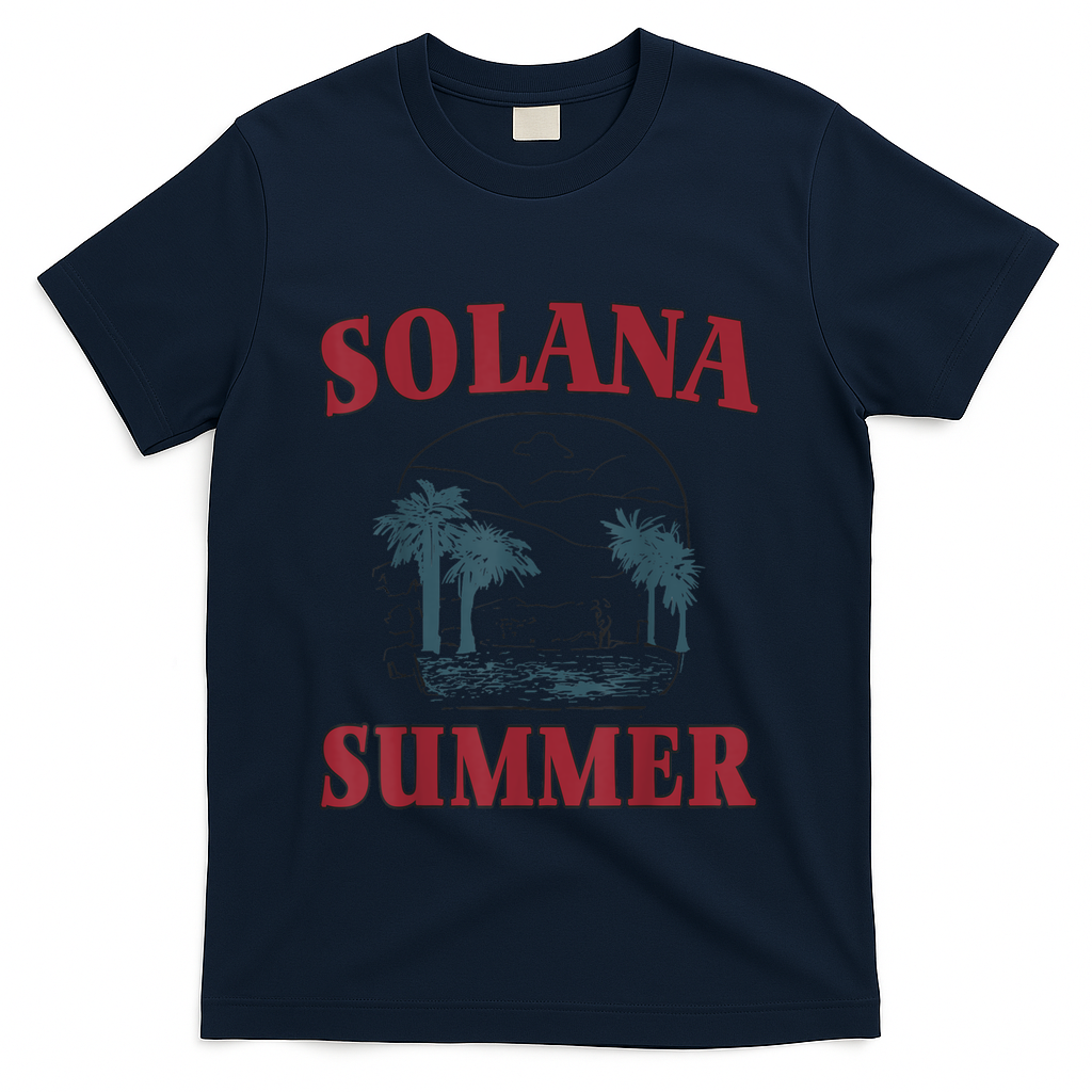 Solana Summer T-Shirt - Navy