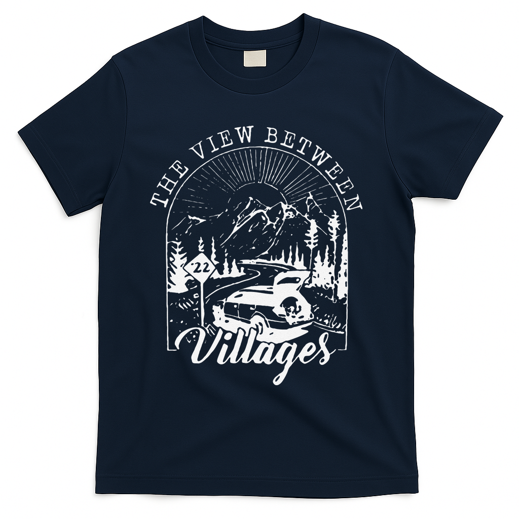 Stick Season Summer 2024 Folk Pop Music T-Shirt - Navy