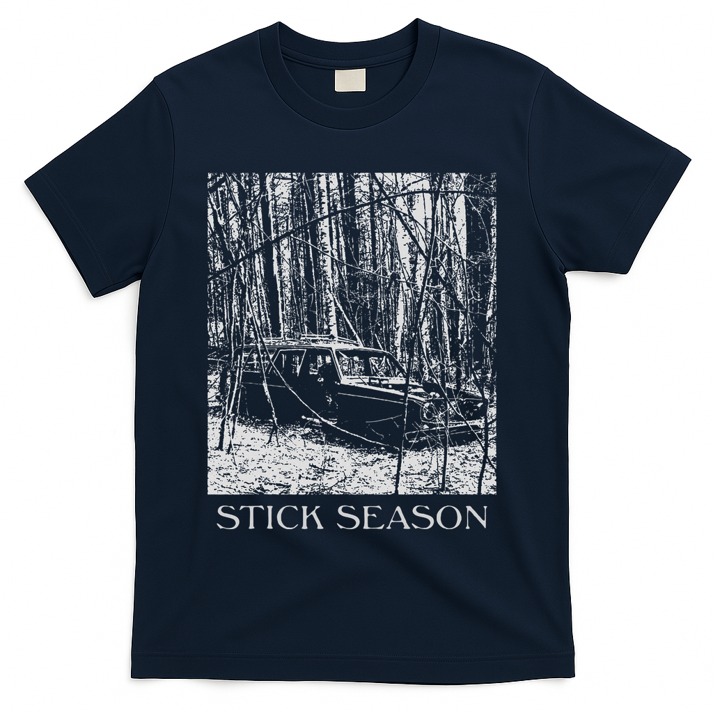 Stick Season Summer Camp T-Shirt - Navy