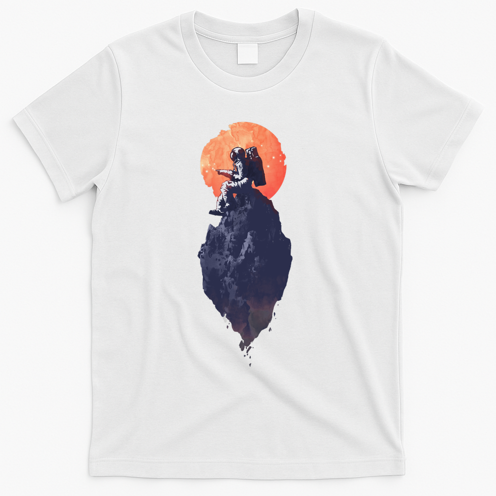 Stranded spaceman - White