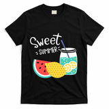 Sweet Summer Watermelon Lemonade T-Shirt - Black