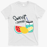Sweet Summer Watermelon Lemonade T-Shirt - White