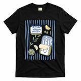 Sardines Tin Coastal Mediterranean Seafood T-Shirt - Black