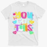 State Testing Day Motivational Teacher Groovy You Got This T-Shirt - White