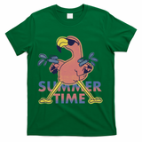 Summer Time Flamingo T-Shirt - Green