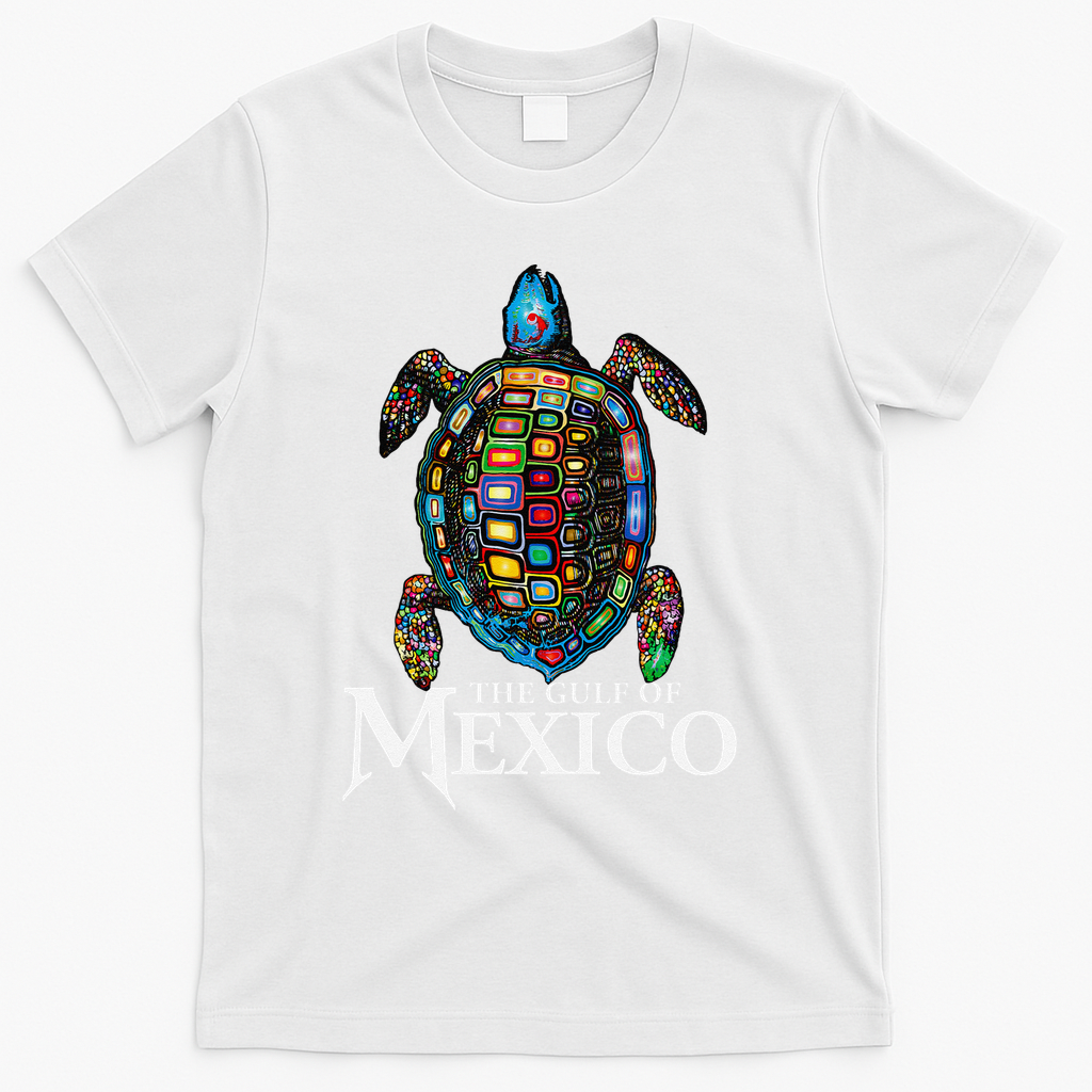 Sea Turtle Gulf Of Mexico Never Forget Trump T-Shirt - White