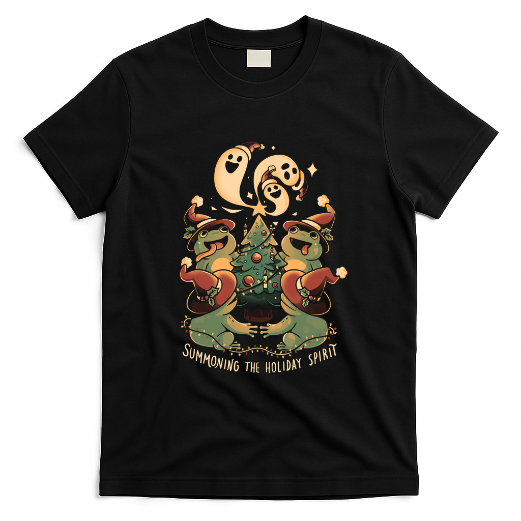 Summoning The Holiday Spirit Frogs - Black