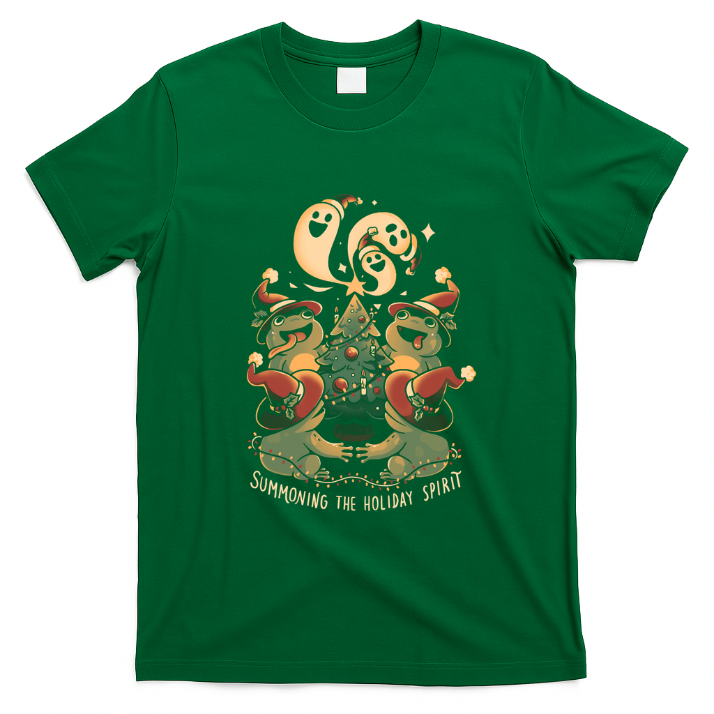 Summoning The Holiday Spirit Frogs - Green