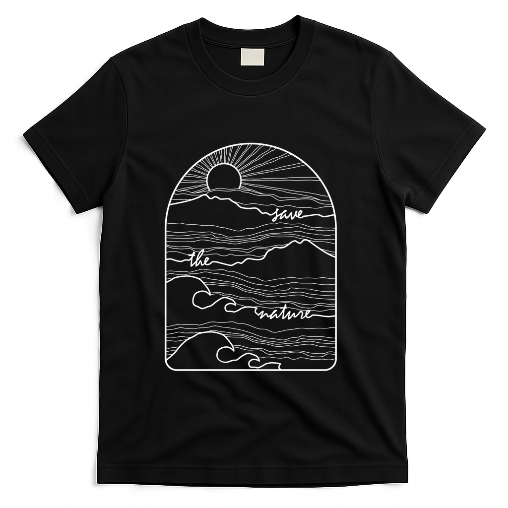 save the nature - Black