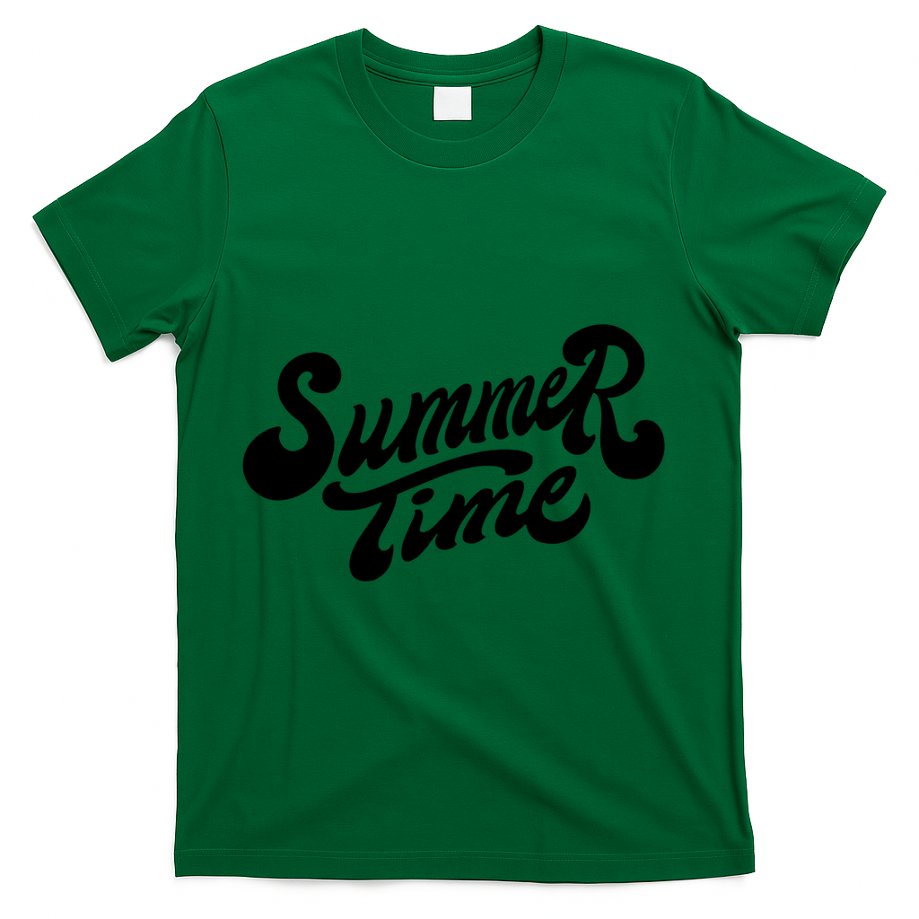 Summer Time Retro T-Shirt - Green