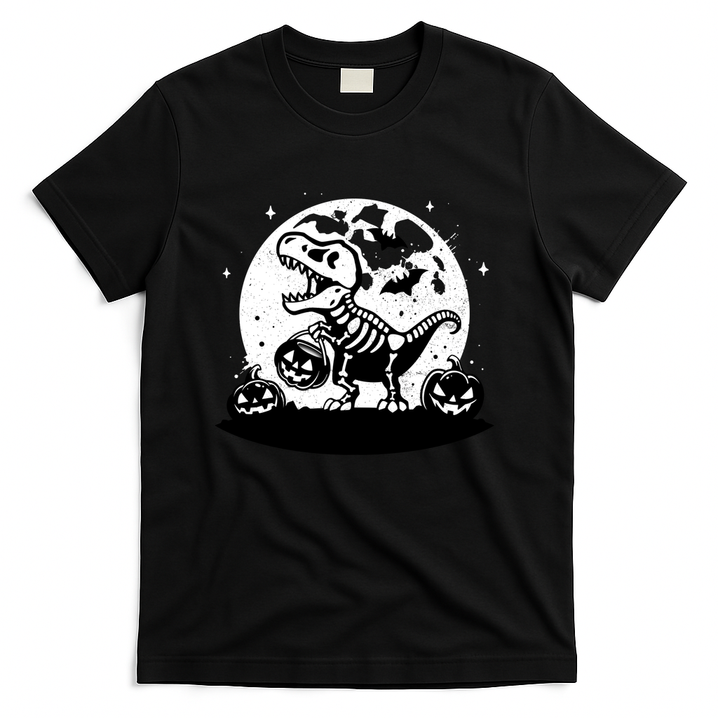Spooky T-Rex Skeleton - Black