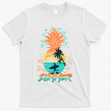 Summer Time Sufer Pineapple T-Shirt - White