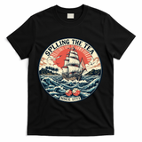 Spilling The Tea Since 1773 Vintage Emblem T-Shirt - Black