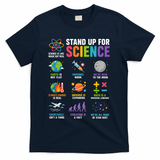 Stand Up For Science Is Life Magic Is Real T-Shirt - Navy