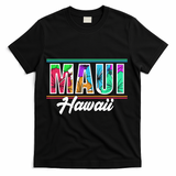 Summer Vacation Beach Maui Hawaii Gift T-Shirt - Black