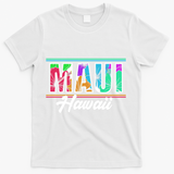 Summer Vacation Beach Maui Hawaii Gift T-Shirt - White