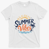 Summer Vibes Beach Lovers And Sun Seekers T-Shirt - White