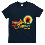 Summer Vacation Cancun Mexico Beach T-Shirt - Navy