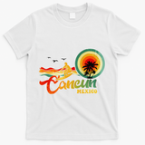 Summer Vacation Cancun Mexico Beach T-Shirt - White