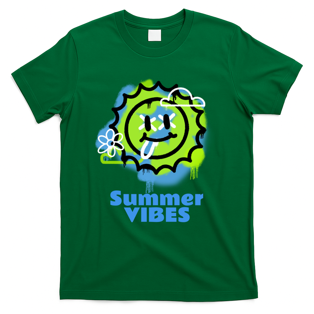 Summer Vibes Gift T-Shirt - Green