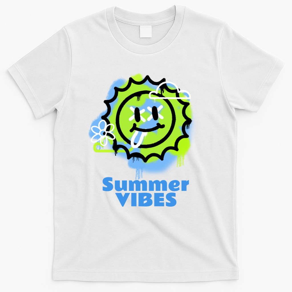Summer Vibes Gift T-Shirt - White