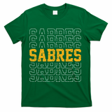 Sabres Vintage Gift Sports Fan T-Shirt - Green