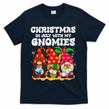 Summer Vacation Gnomes Lover Funny Christmas In July T-Shirt - Navy