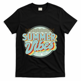 Summer Vibes Retro Cool T-Shirt - Black