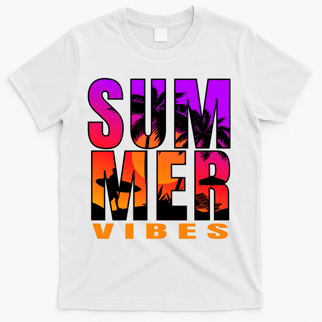 Summer Vibes T-Shirt - White