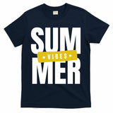 Summer Vibes Vacation T-Shirt - Navy