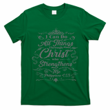 S With Bible Verses Christian Clothing S T-Shirt