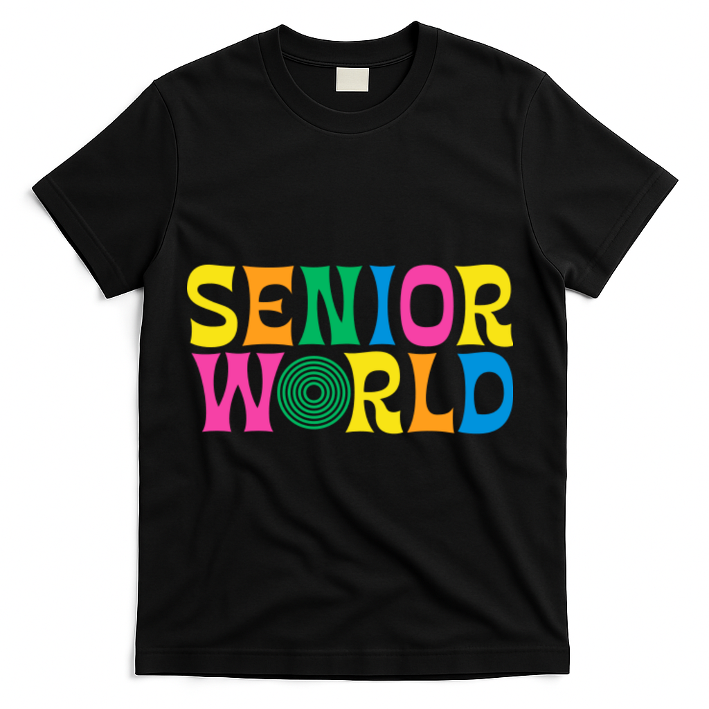 Senior World T-Shirt - Black