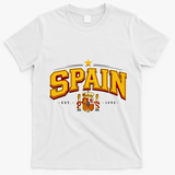 SPAIN World Soccer Fan EST 1492 Vintage T-Shirt - White