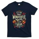Spooky Wonderful Time - Halloween Cat - Navy