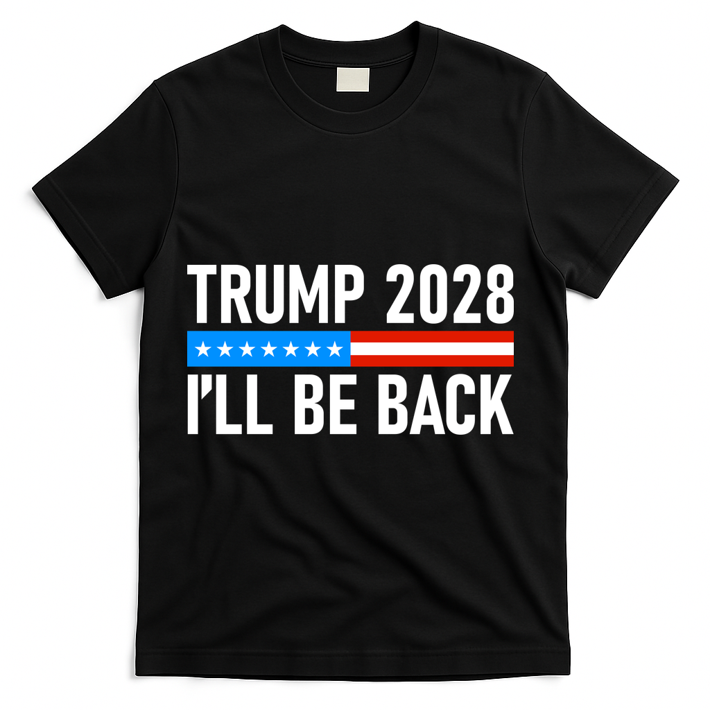 Trump 2028 I'll Be Back T-Shirt - Black