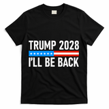 Trump 2028 I'll Be Back T-Shirt - Black
